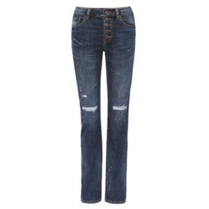 Button Fly Straight Leg Jean - cabi Spring '22